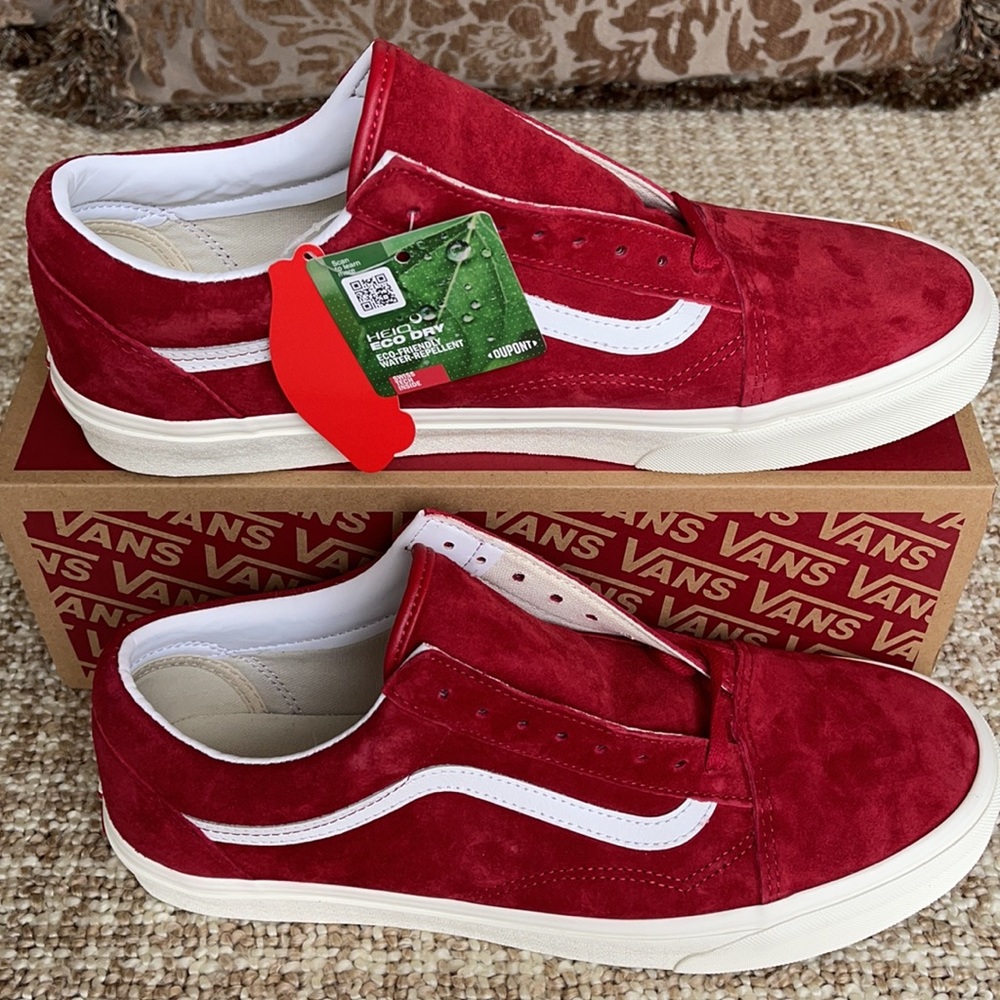 Vans Old Skool Pig Suede Chl Ppr/True White WMNS - Picture 4 of 16